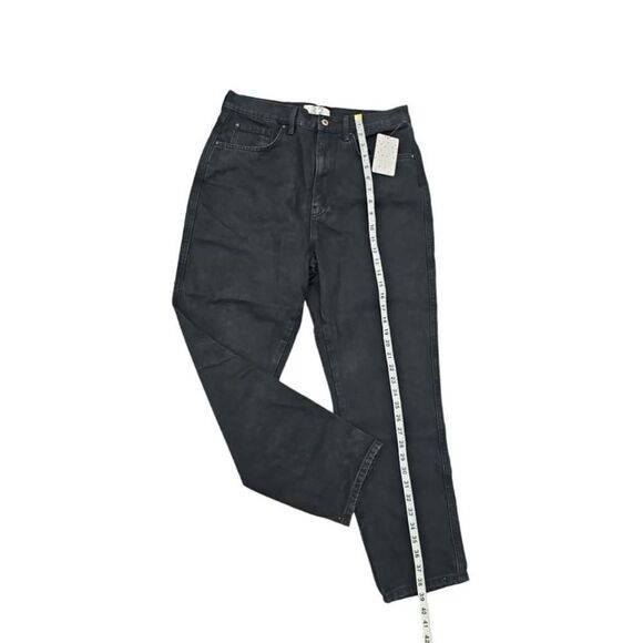 Free People Black Out Stove Pipe Jean Size 32 - Picture 7 of 8